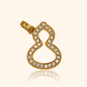 charm pendant product from top gold shop singapore design with zirconia hulu charm pendant 916 gold