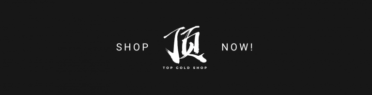 top gold shop banner for blog black