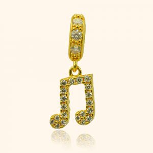 916 gold pendant with a beam note design from top gold shop product the cheapest gold jewellery in singapore
