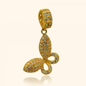 916 gold Pendant with a butterfly design from top gold shop a cheapest gold jewellery in singapore