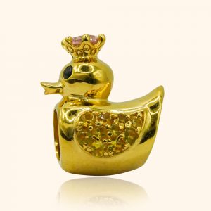 916 gold charm with a duck design from top gold shop product the cheapest gold jewellery in singapore