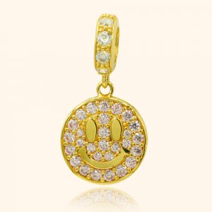 916 gold pendant with a smiley face design from top gold shop product the cheapest gold jewellery in singapore