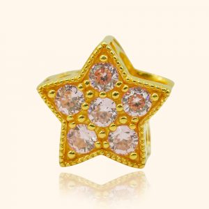 916 gold charm with a star design from top gold shop product the cheapest gol jewellery in singapore