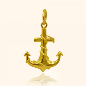 916 gold jewellery a pendant with a anchor design from top gold shop a cheapest gold jewellery in singapore