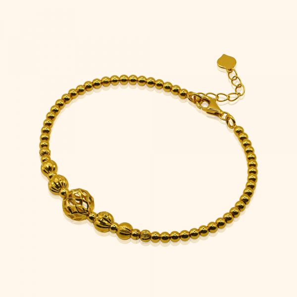 916 gold jewellery a bracelet with a abacus design from top gold shop a cheapest gold jewellery in singapore