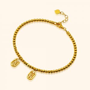 916 gold jewellery a bangle with a blessing spring design from top gold shop a cheapest gold jewellery in singapore