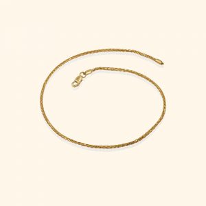 916 Gold cone anklet gold jewellery in singapore