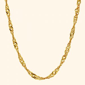 916 Gold disco chain gold jewellery in singapore