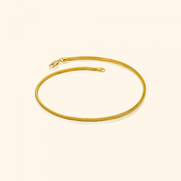 916 Gold infinity anklet gold jewellery in singapore