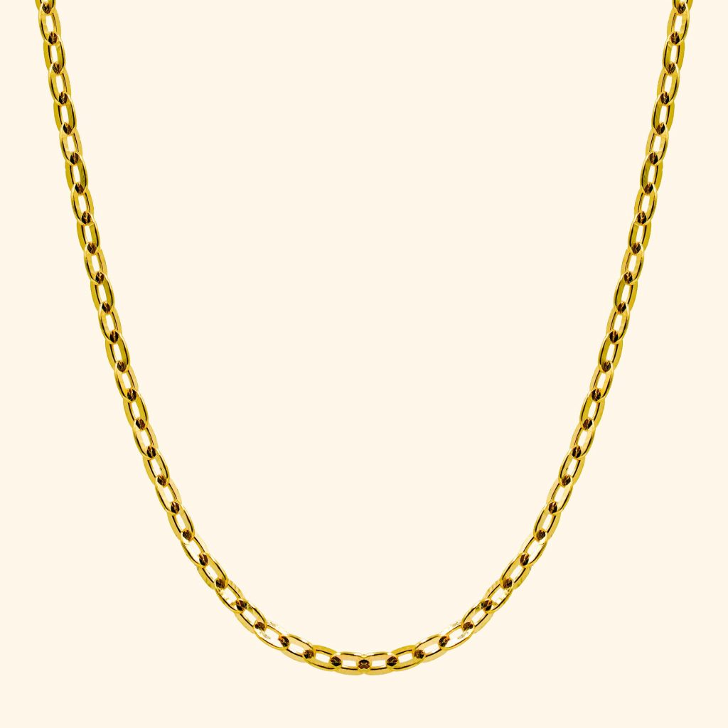 916 Gold love mini wanzi necklace gold jewellery in singapore
