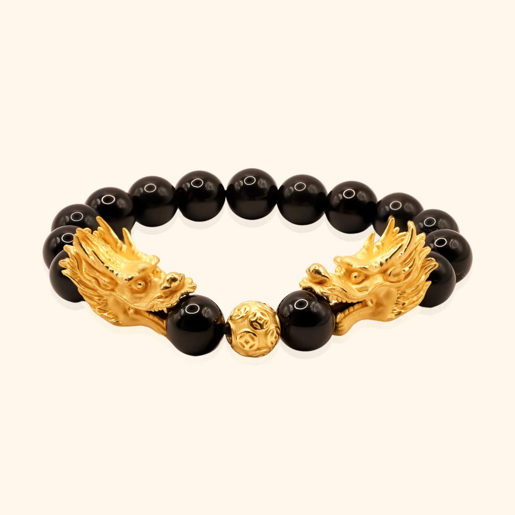 916 Gold pixiu dragon bracelet gold jewellery in singapore