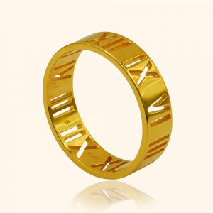 916 gold jewellery a ring with a solid roman design from top gold shop a cheapest gold jewellery in singapore