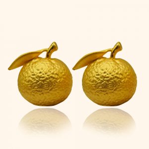 916 gold jewellery a ornament with a mandarin orange design from top gold shop a cheapest gold jewellery in singapore