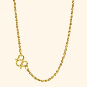 999 Gold solid rope necklace gold jewellery in singapore