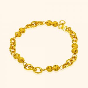 916 Gold Dragon Ball Bracelet gold jewellery in singapore