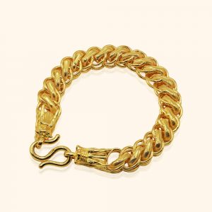 916 Gold Dragon Weave Bracelet gold jewellery in singapore