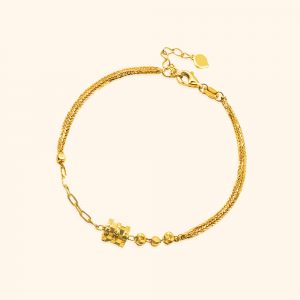 916 Gold Drum Bracelet gold jewellery in singapore