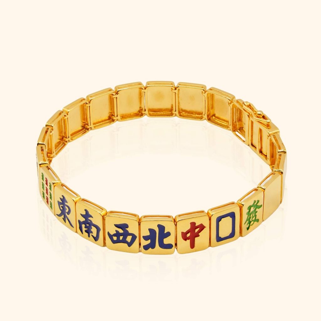916 Gold Mahjong Bracelet gold jewellery in singapore