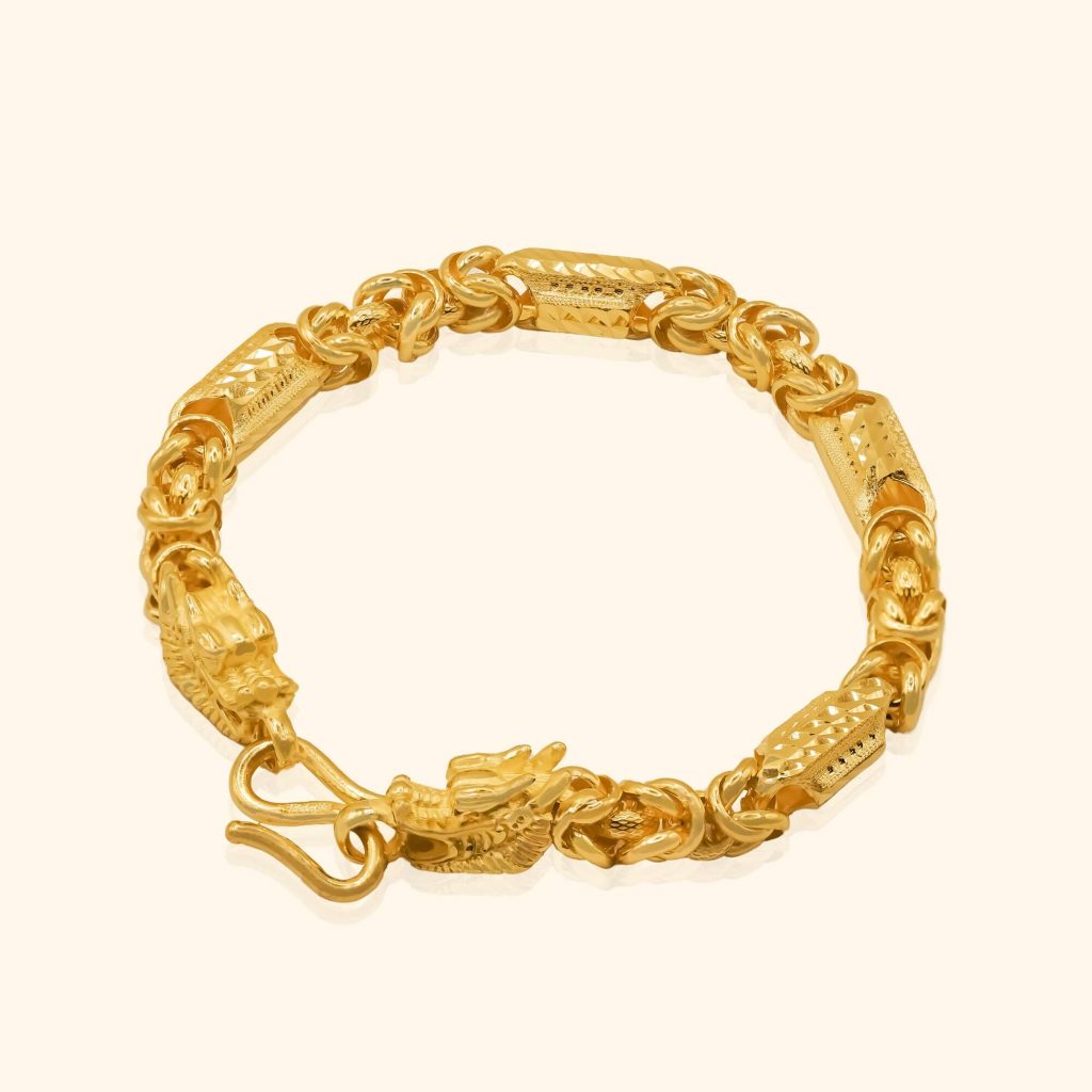 916 gold dragon beam bracelet gold jewellery in singapore