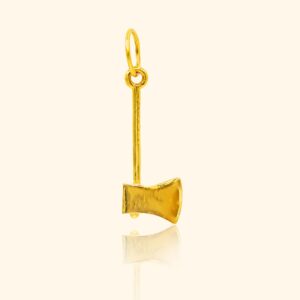 916 Gold Axe Pendant gold jewellery in singapore