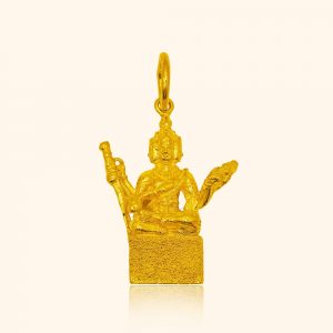 916 Gold Four Face Buddha Pendant gold jewellery in singapore