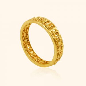 916 Gold Mini Abacus Ring gold jewellery in singapore