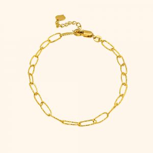 916 Gold Mini Clips Bracelet gold jewellery in singapore