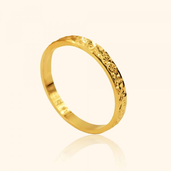 916 Gold Pattern 1 Ring gold jewellery in singapore