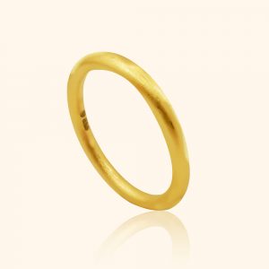 916 Gold Plain Circle Ring gold jewellery in singapore