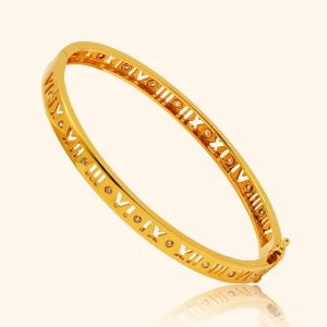 916 Gold Roman Bangle gold jewellery in singapore