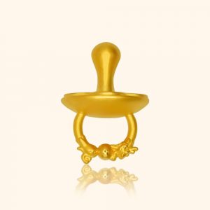 999 Gold Baby Pacifier Ornament gold jewellery in singapore