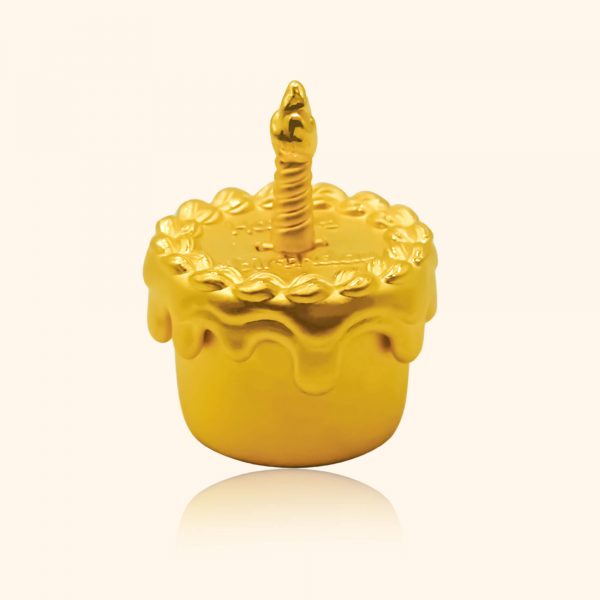 999 Gold Birthday Cake Ornament gold jewellery in singapore