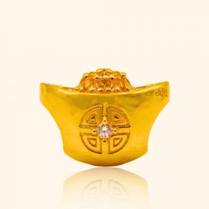 999 Gold Ingot Charm gold jewellery in singapore
