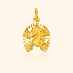 916 Gold Stallion Pendant gold jewellery in singapore